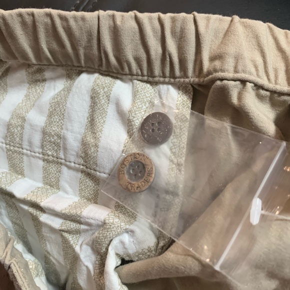 NWT men’s 2X 100% cotton Boston’s traders shorts. Sand color - Picture 6 of 6